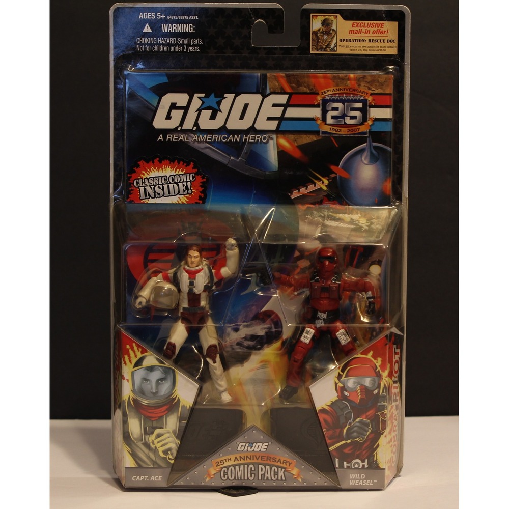 GI JOE ARAH Comic Pack 25 Anniversary #115 Counting Coop Hasbro New old stock T